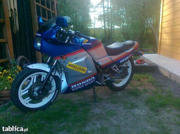 honda ns125r sprzedam motocykl sportowy. witam posiadam dzi na sprzeda motocykl marki honda ns125r .jest on zarejestrowany w polsce na motocykl.stan wizualny jak na zdjciach-bardzo zadbany.elektryka ... >>  wojewdztwo lubelskie zamo motorrad verkaufen motorcycle sale. motorrad verkaufen motorcycle sale